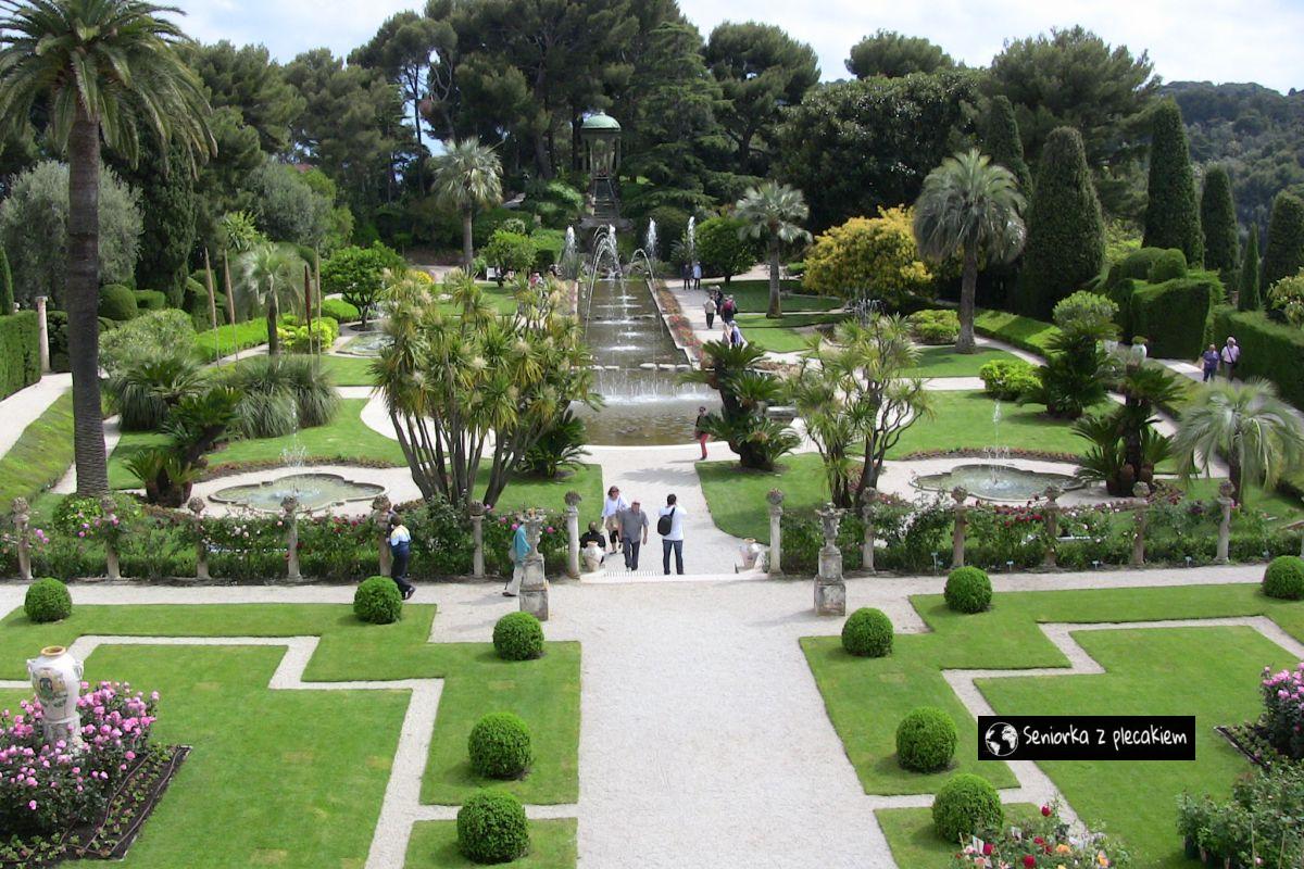 Ogród przy Villi Ephrussi de Rothschild