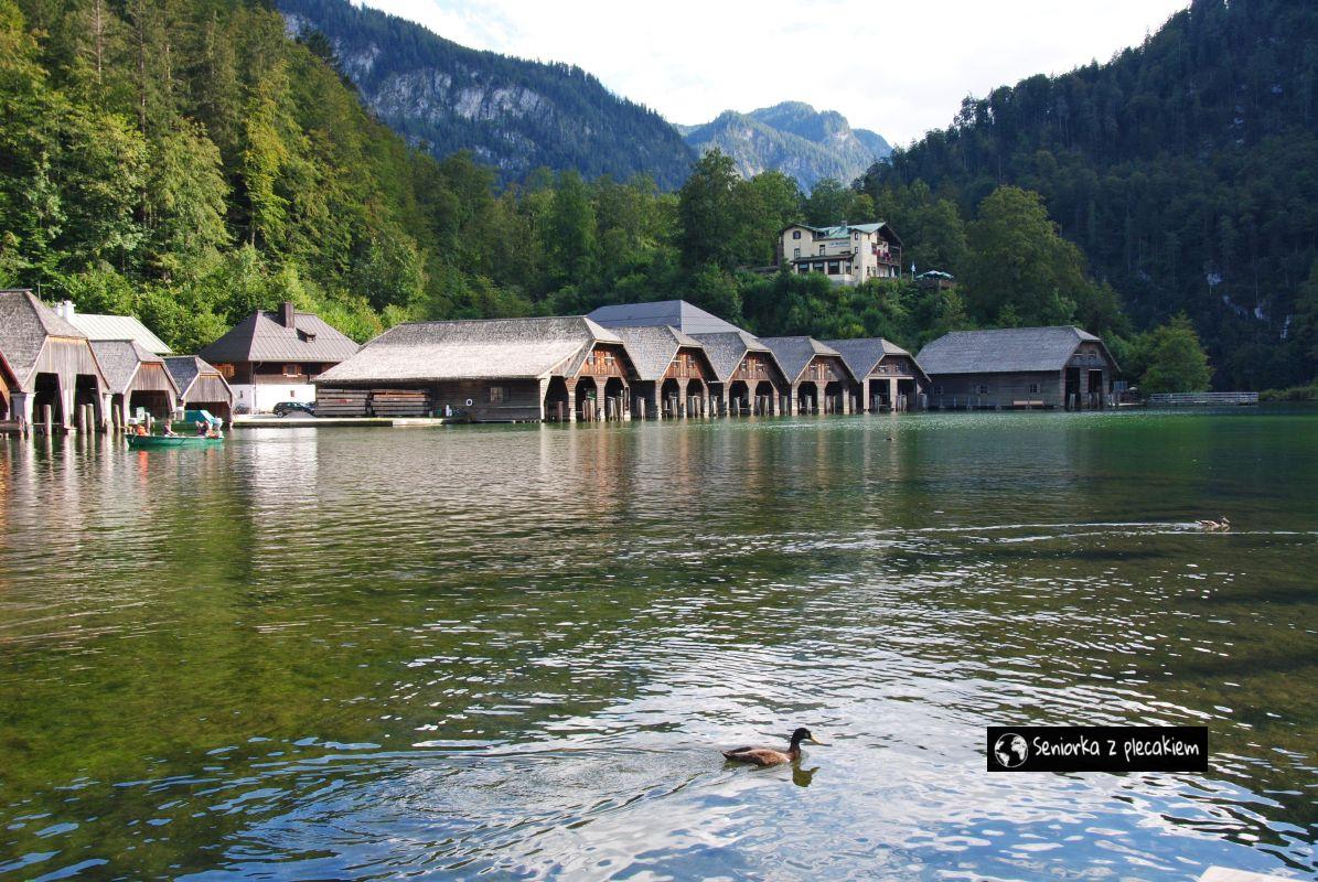 Niemcy. Park Narodowy Berchtesgaden Jezioro Königssee
